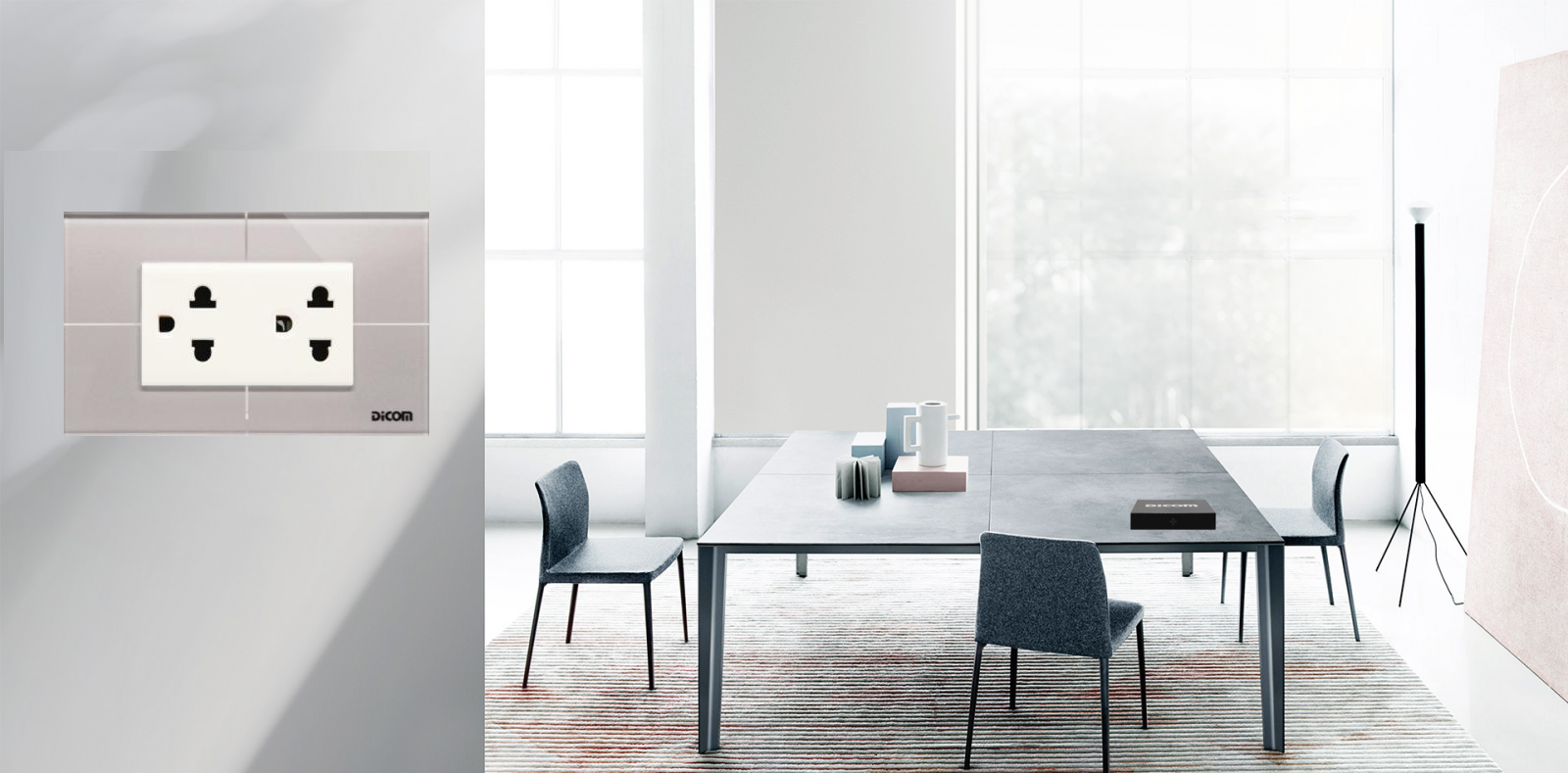 Phân phối VIỀN Ổ CẮM THÔNG MINH DICOM