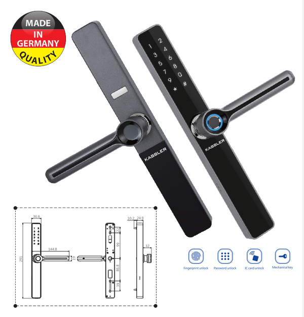 Kassler KL599 BLACK chống mọi va đập 