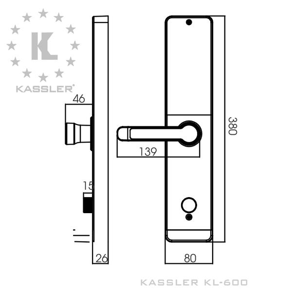 Kassler KL600 sở hữu dung lượng khổng lồ 