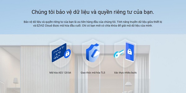Bảo mật cao với chuông cửa Ezviz CS-DP2C