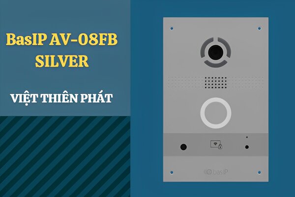 Camera chuông cửa BasIP AV-08FB SILVER