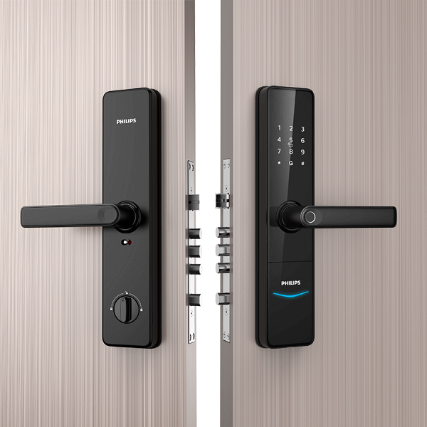 Khóa vân tay Philips DDL603E-5HWS kiểu dáng hiện đại