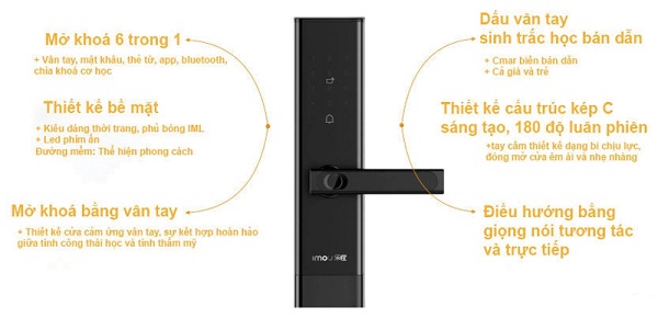 Nhiều tính năng tiện ích