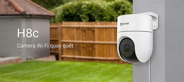 Camera Ezviz H8C ghi hình toàn cảnh