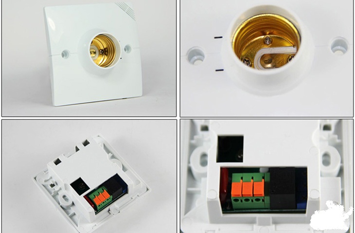 Đui đèn cảm ứng chuyển động hỗ trợ công tắc tay DZ-001W