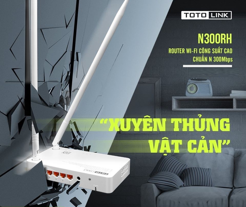 Bán Bộ Phát Wifi N300RH Chuẩn N Tốc Độ 300Mbps rẻ nhất Hà Nội