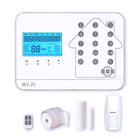 Bộ báo trộm cao cấp GW02 – kết nối wifi, GSM, PSTN