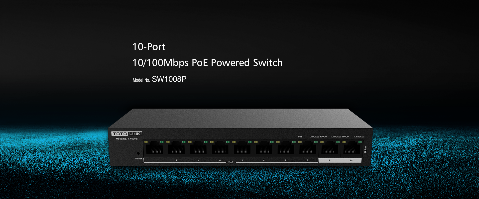Bộ chia mạng TOTOLINK SW1008P PoE Switch