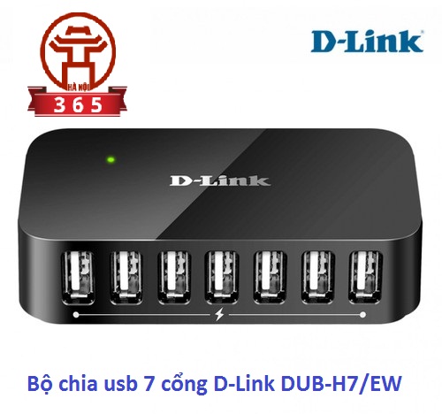 Bộ chia usb 7 cổng D-Link DUB-H7/EW Bộ chia usb 7 cổng D-Link DUB-H7/EW
