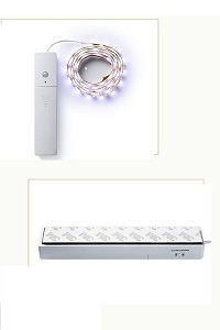 Bộ đèn LED dây dùng pin cảm biến ánh sáng và chuyển động LEDLINE01