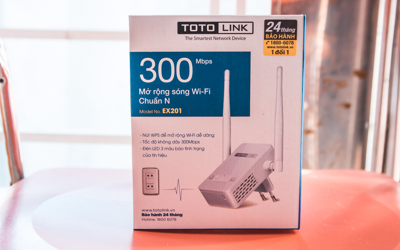 Bộ kích sóng Wifi TOTOLINK EX201 Bộ kích sóng Wifi TOTOLINK EX201