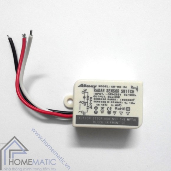 Công tắc cảm biến radar vi sóng ánh sáng Allmay AM-RS-04