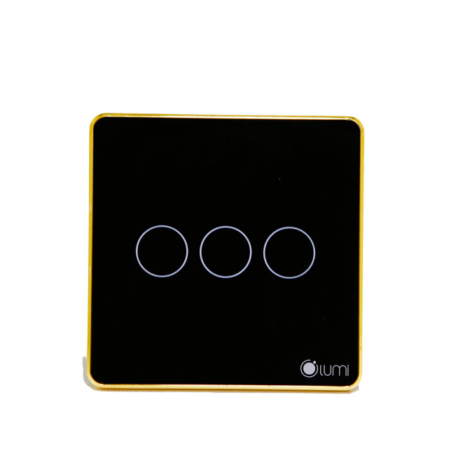 CÔNG TẮC CẢM ỨNG 3 NÚT NGUỒN 1 DÂY LUMI LM-S3L