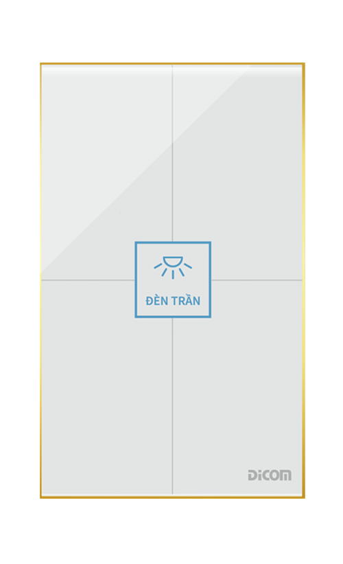 Công tắc cảm ứng DiCom HCN dọc 1 nút