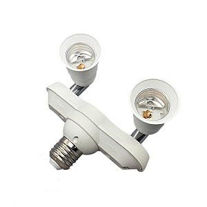 Đui đèn đôi cảm biến chuyển động hồng ngoại HM-LHPIR12 Đui đèn đôi cảm biến chuyển động hồng ngoại HM-LHPIR12