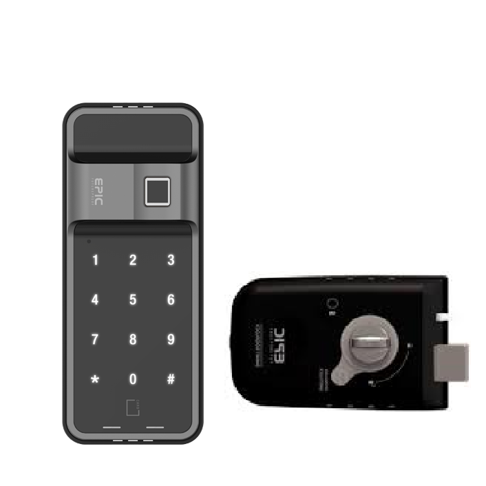 Khóa cửa điện tử Epic ES F300D (mặt trong nằm ngang)