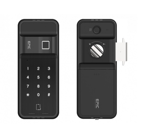 Khóa cửa điện tử EPIC F500H (Mặt trong nhà nằm dọc-phù hợp cửa lùa)