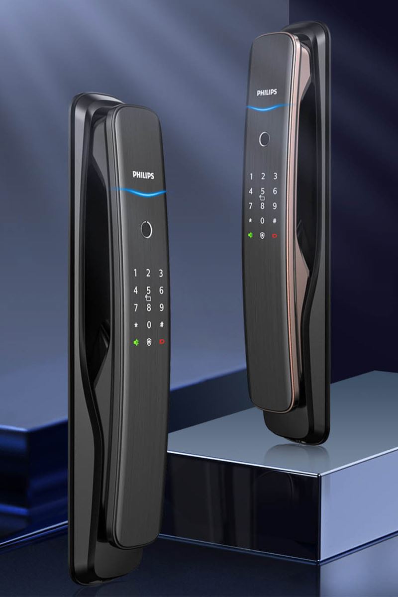 Khóa cửa vân tay Philips DDL702E-8HWS Khóa cửa vân tay Philips DDL702E-8HWS
