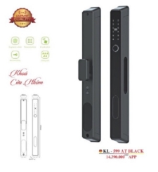 Khóa vân tay cửa nhôm Kassler KL-599 AT Black
