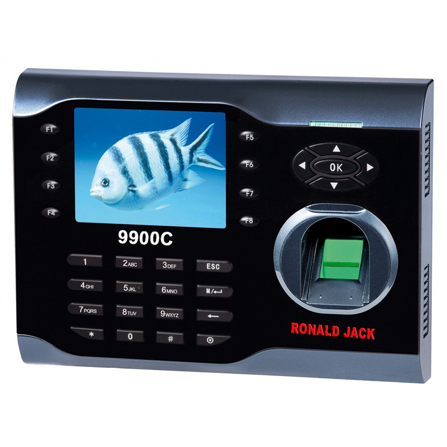 Máy chấm công vân tay và thẻ Ronald Jack 9900C