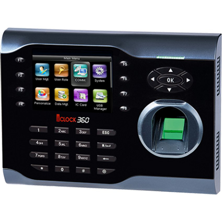 Máy chấm công vân tay và thẻ Ronald Jack Iclock 360