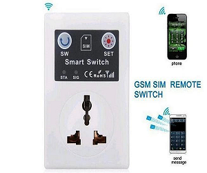 Ổ cắm điều khiển từ xa bằng sim điện thoại SC1-GSMV Ổ cắm điều khiển từ xa bằng sim điện thoại SC1-GSMV