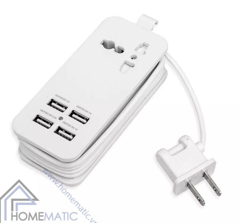 Ổ cắm sạc USB 4 cổng 4PORT-SOCKET