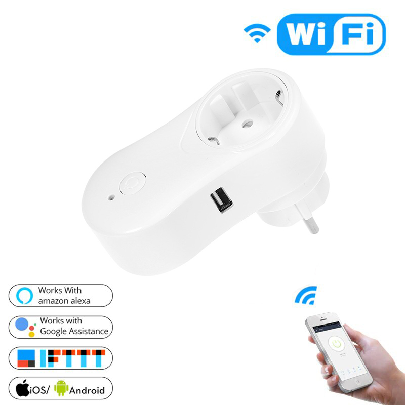 Ổ cắm WiFi thông minh có cổng sạc USB S1 (S126 & S120) Ổ cắm WiFi thông minh có cổng sạc USB S1 (S126 & S120)