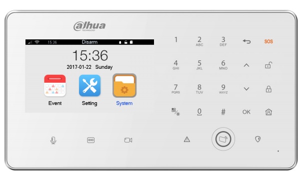 Thiết bị báo động trung tâm DAHUA DHI-ARC5402A-GW