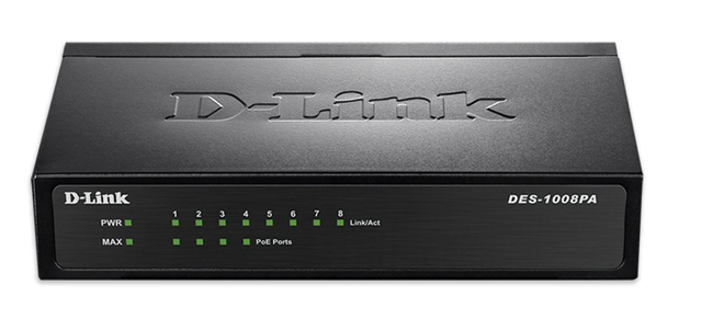 Thiết bị chia mạng Switch D-link DES-1008PA Thiết bị chia mạng Switch D-link DES-1008PA
