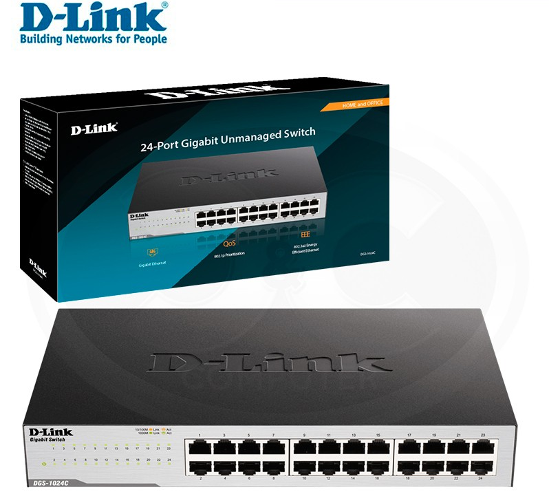 Thiết bị chia mạng Switch D-link DGS-1024C