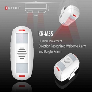 Báo khách hai chiều không dây dùng cho cửa hàng, siêu thị KERUI KR-M55 Báo khách hai chiều không dây dùng cho cửa hàng, siêu thị KERUI KR-M55