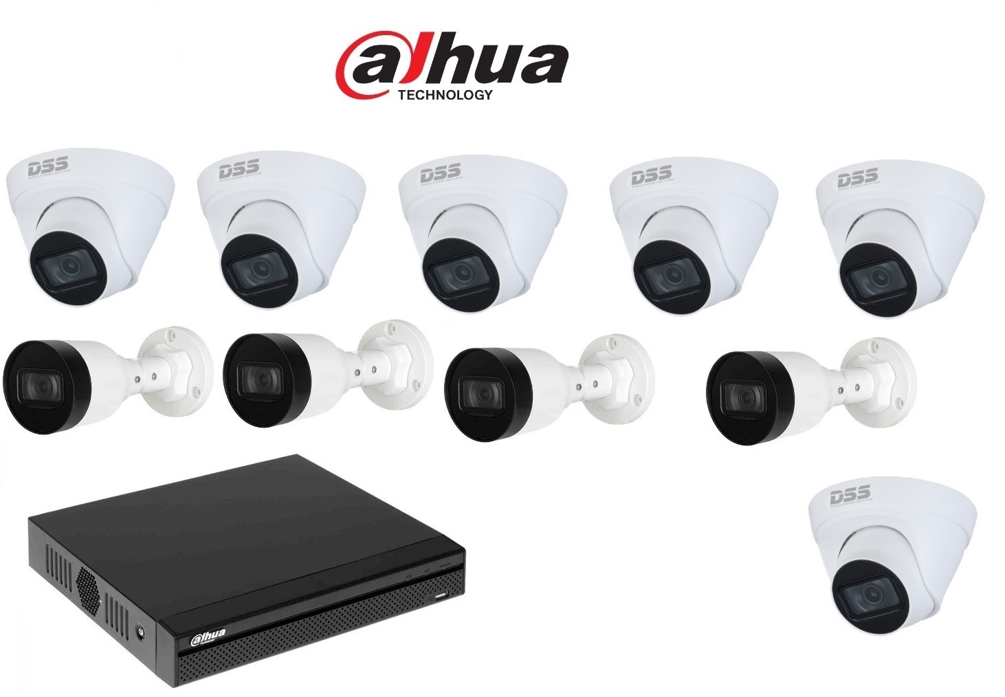 Bộ 10 Camera Ip 2.0Mp Dahua (Trong Nhà Hoặc Ngoài Trời) Bộ 10 Camera Ip 2.0Mp Dahua (Trong Nhà Hoặc Ngoài Trời)