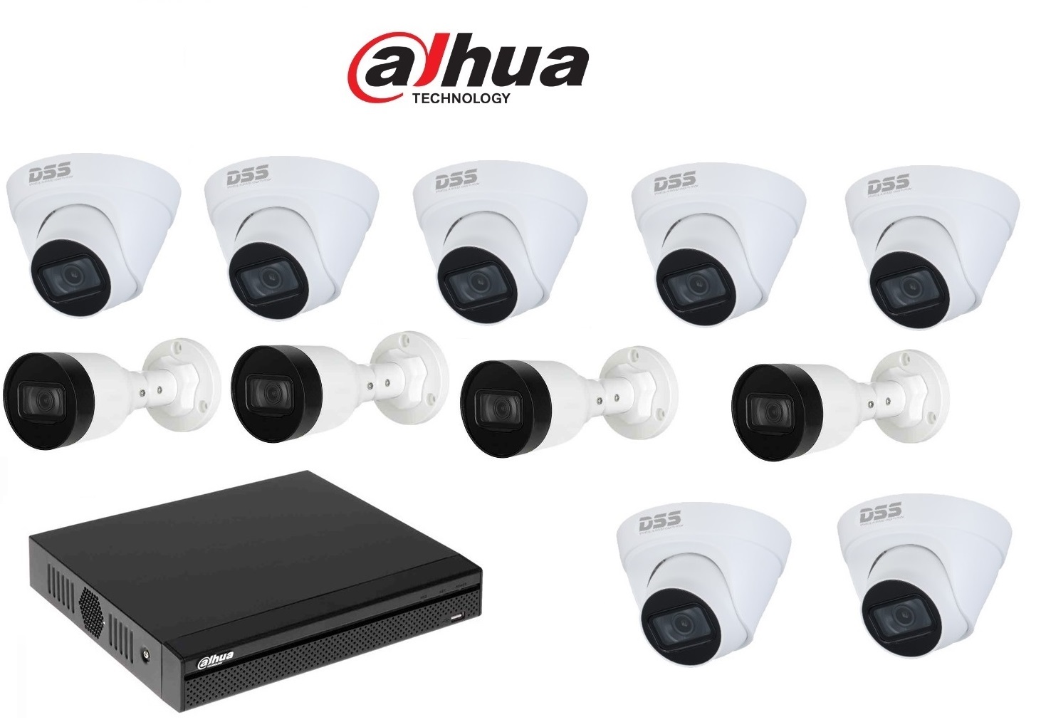 Bộ 11 Camera Ip 2.0Mp Dahua (Trong Nhà Hoặc Ngoài Trời) Bộ 11 Camera Ip 2.0Mp Dahua (Trong Nhà Hoặc Ngoài Trời)
