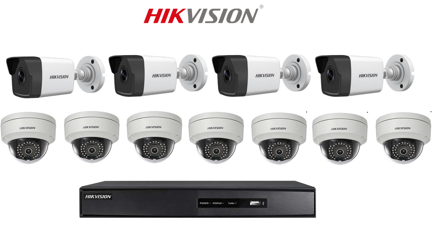 Bộ 11 Camera Ip 4.0Mp Hikvision (Trong Nhà Hoặc Ngoài Trời) Bộ 11 Camera Ip 4.0Mp Hikvision (Trong Nhà Hoặc Ngoài Trời)