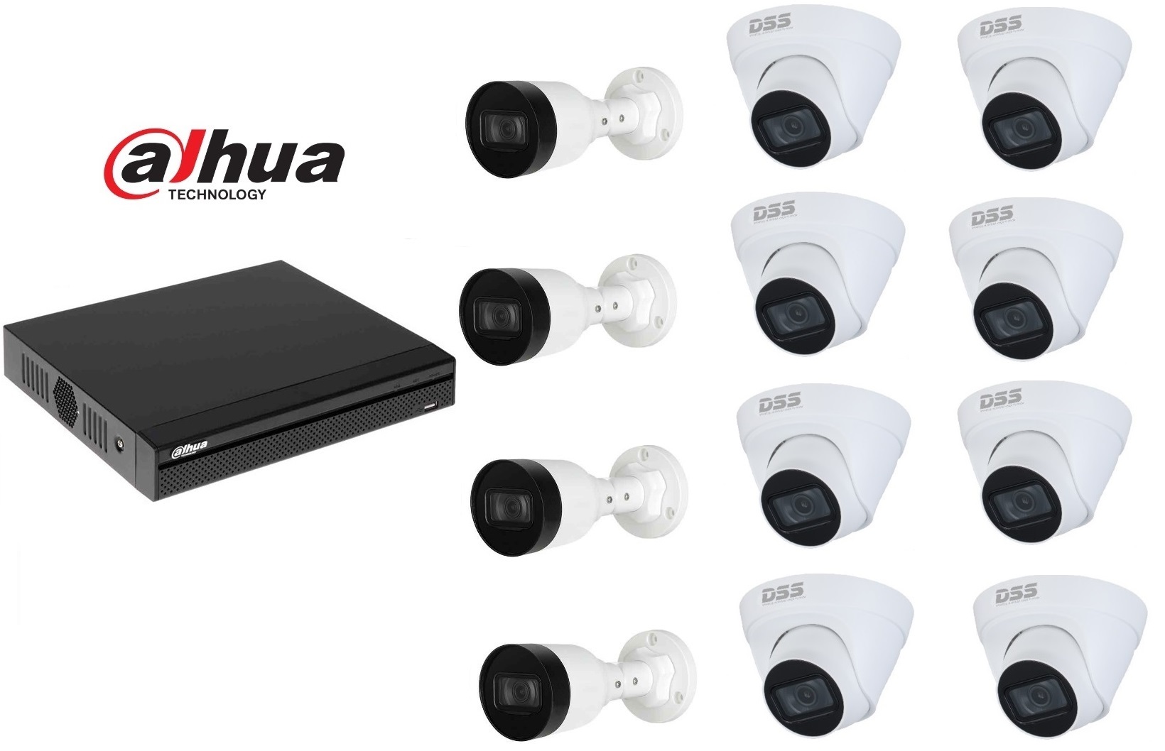 Bộ 12 Camera Ip 4.0Mp Dahua (Trong Nhà Hoặc Ngoài Trời) Bộ 12 Camera Ip 4.0Mp Dahua (Trong Nhà Hoặc Ngoài Trời)