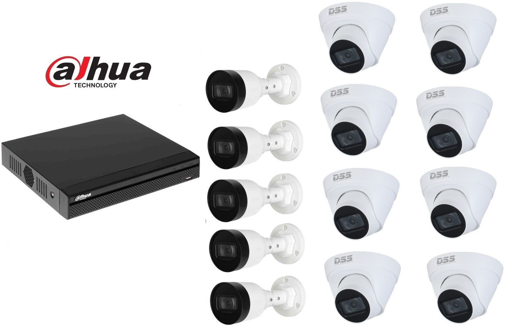 Bộ 13 Camera Ip 4.0Mp Dahua (Trong Nhà Hoặc Ngoài Trời)