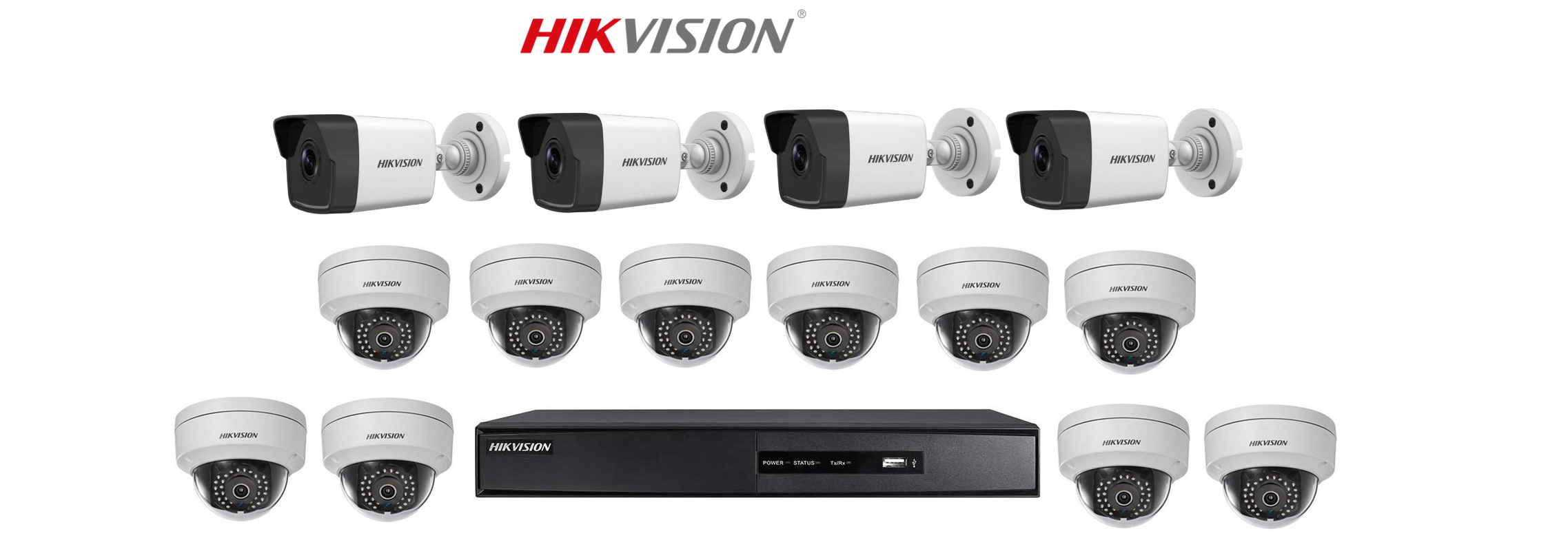Bộ 14 Camera Ip 4.0Mp Hikvision (Trong Nhà Hoặc Ngoài Trời)