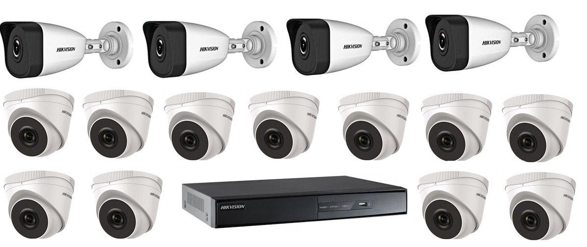 Bộ 15 Camera Ip 2.0Mp Hikvision (Trong Nhà Hoặc Ngoài Trời)