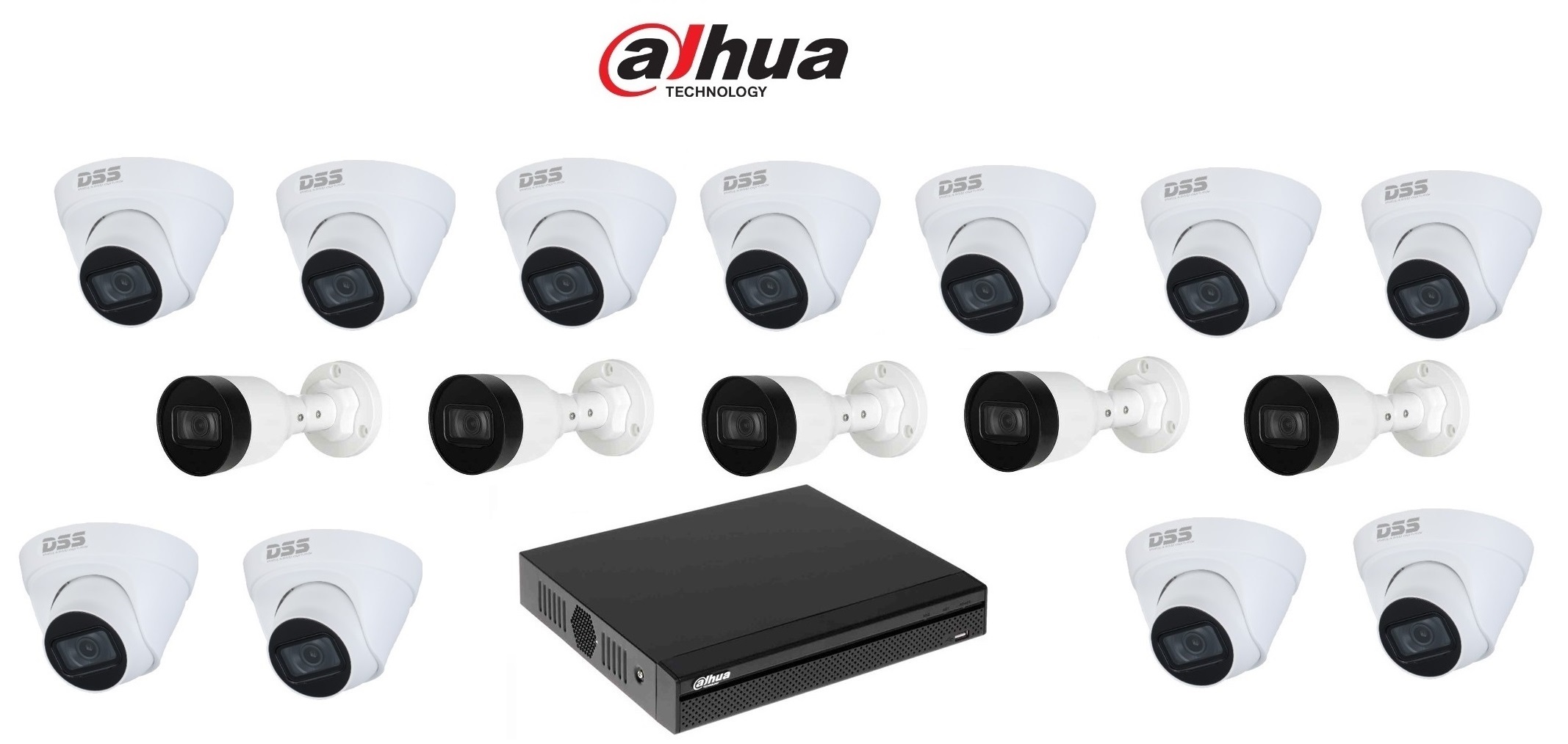 Bộ 16 Camera Ip 2.0Mp Dahua (Trong Nhà Hoặc Ngoài Trời)