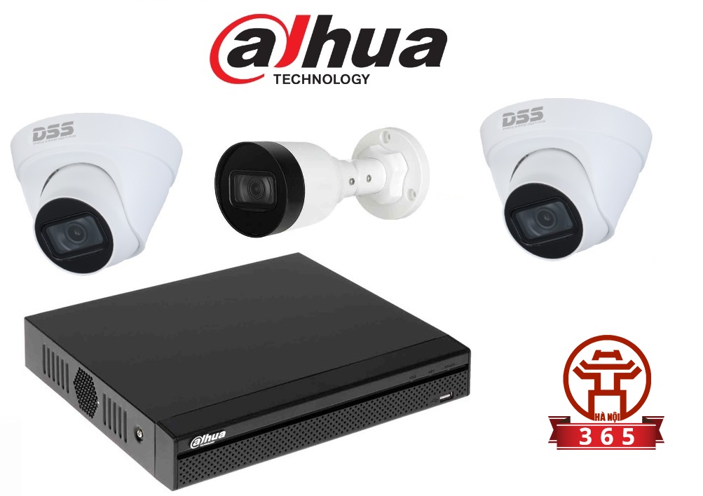 Bộ 3 Camera Ip 4.0Mp Dahua (Trong Nhà Hoặc Ngoài Trời) Bộ 3 Camera Ip 4.0Mp Dahua (Trong Nhà Hoặc Ngoài Trời)