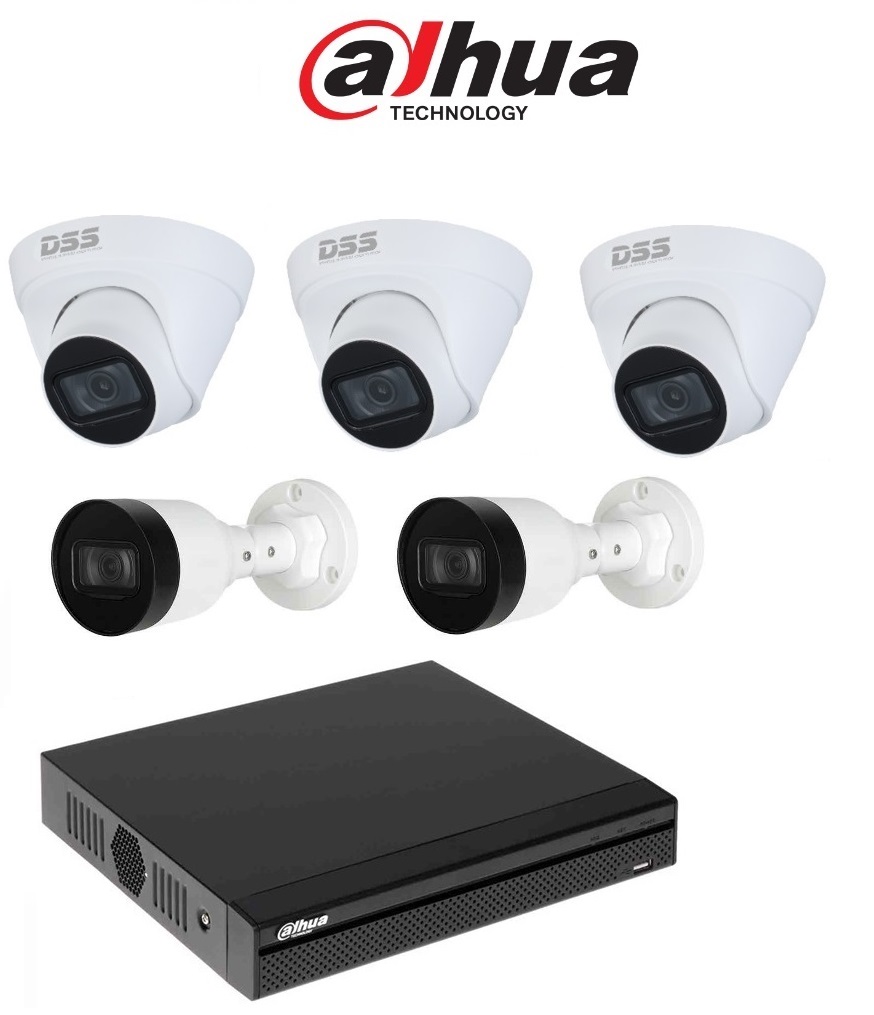 Bộ 5 Camera Ip 4.0Mp Dahua (Trong Nhà Hoặc Ngoài Trời) Bộ 5 Camera Ip 4.0Mp Dahua (Trong Nhà Hoặc Ngoài Trời)