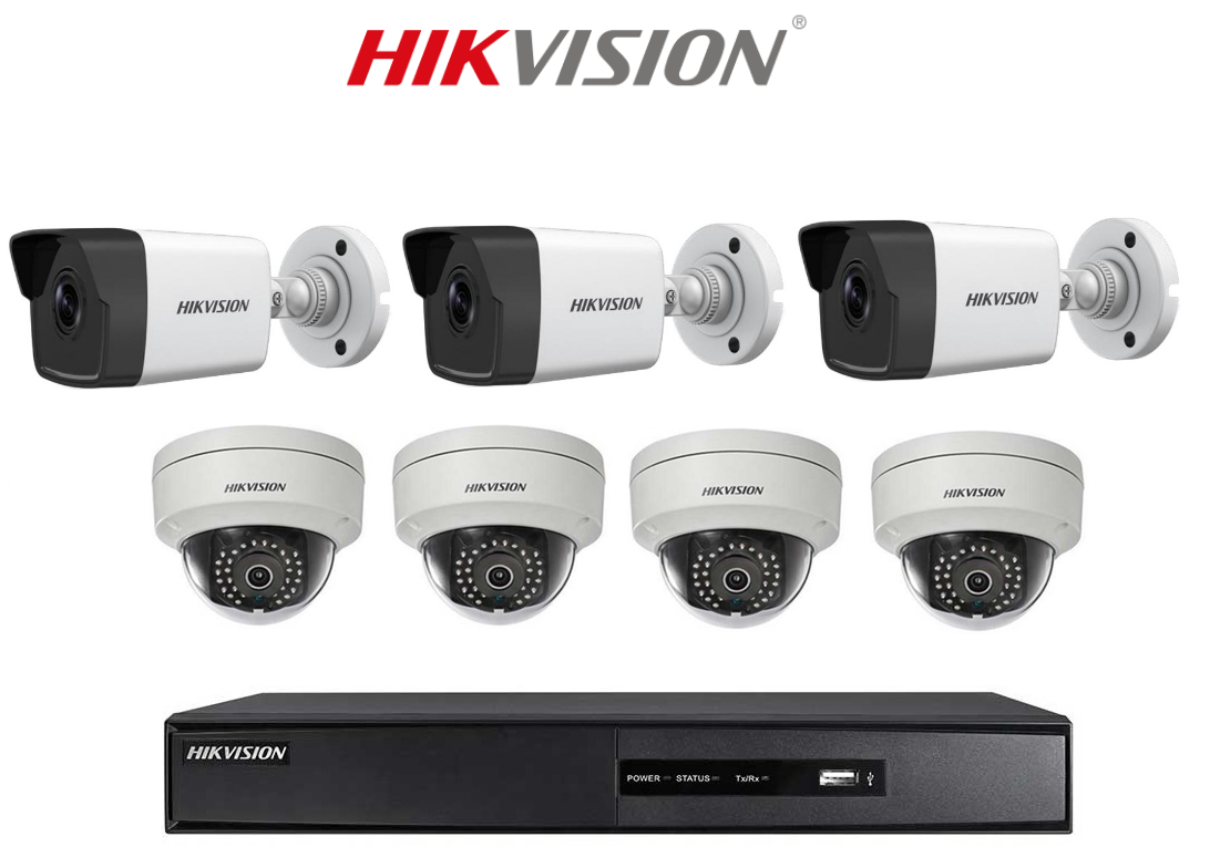 Bộ 7 Camera Ip 4.0Mp Hikvision (Trong Nhà Hoặc Ngoài Trời) Bộ 7 Camera Ip 4.0Mp Hikvision (Trong Nhà Hoặc Ngoài Trời)