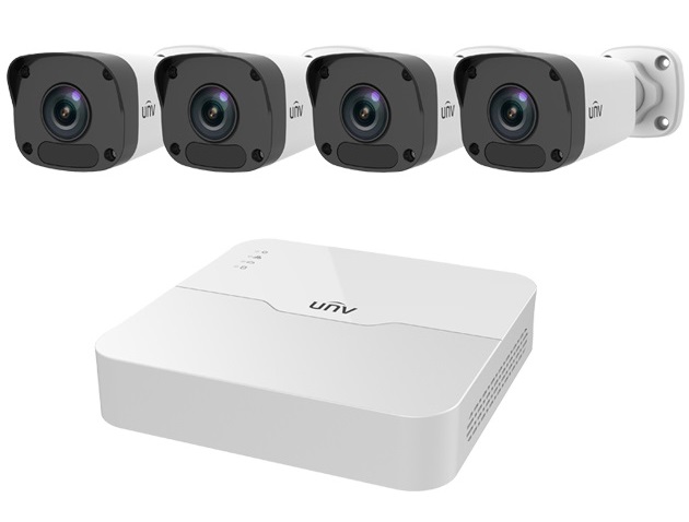 Bộ Kit camera IP UNV KIT/301-04LB-P4/4*2122LR3-PF40-E Bộ Kit camera IP UNV KIT/301-04LB-P4/4*2122LR3-PF40-E