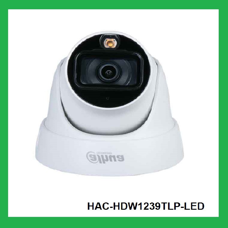 Camera HDCVI 2MP Full Color DAHUA DH-HAC-HDW1239TLP-LED