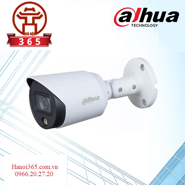 Camera HDCVI 2MP Full Color DAHUA DH-HAC-HFW1239TP-A-LED Camera HDCVI 2MP Full Color DAHUA DH-HAC-HFW1239TP-A-LED