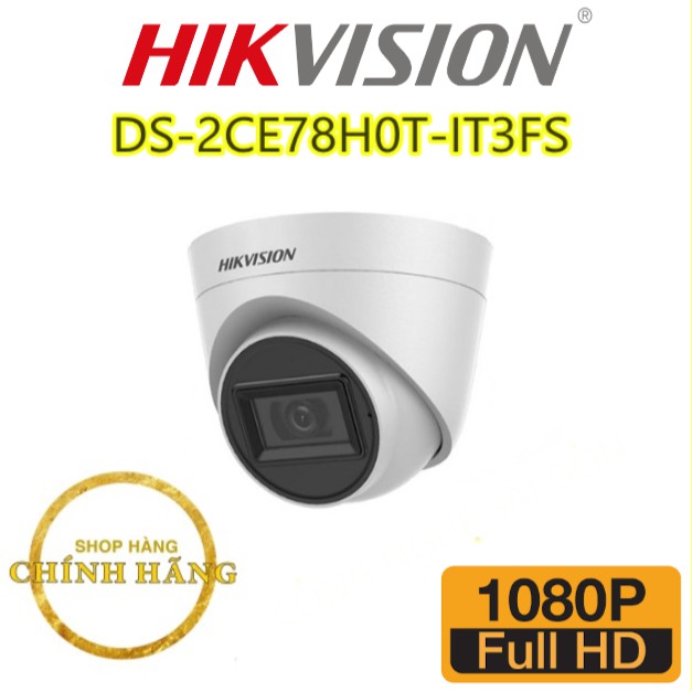 Camera HDTVI HIKVISION DS-2CE78H0T-IT3FS Camera HDTVI HIKVISION DS-2CE78H0T-IT3FS