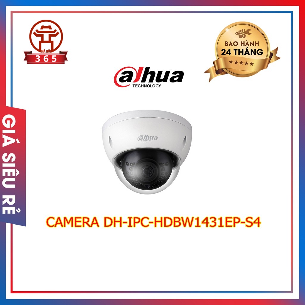 CAMERA IP DOME 4.0MP DAHUA IPC-HDBW1431EP-S4