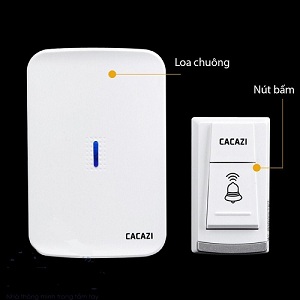 Chuông cửa không dây CACAZI W-906 Chuông cửa không dây CACAZI W-906