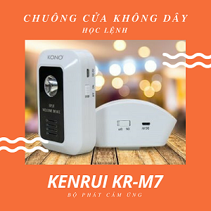 Chuông không dây học lệnh thông minh Kenrui KR-M7 Chuông không dây học lệnh thông minh Kenrui KR-M7